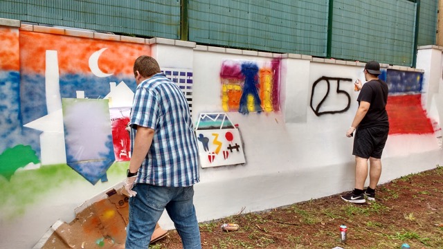 Graffiti-Kunstprojekt ‚Am Zehnthof‘