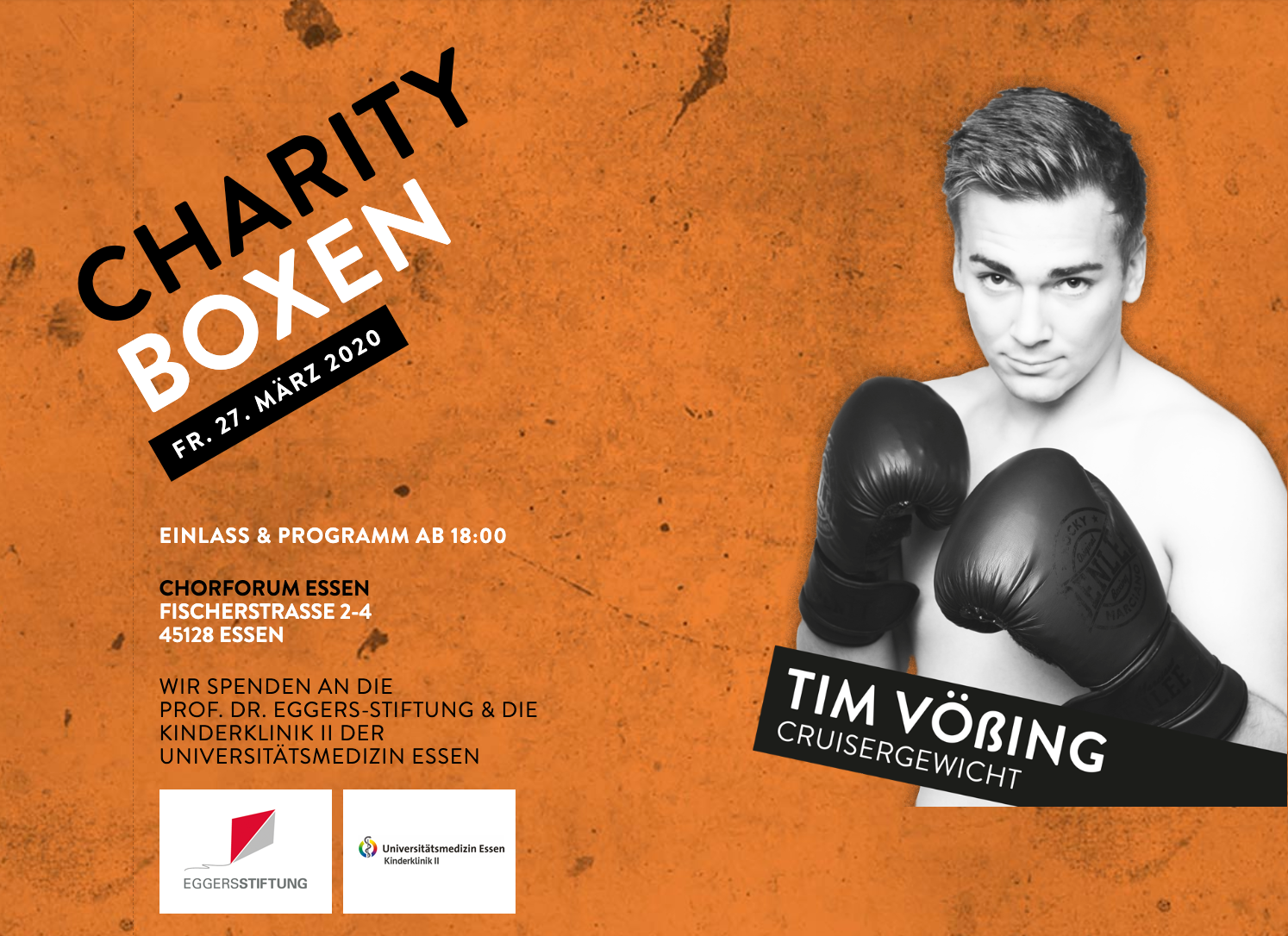 Charity-Boxen zugunsten der Prof. Dr. Eggers-Stiftung in Essen